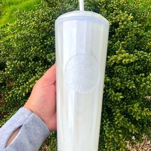 ✨NEW✨Starbucks White Peal Dome Tumbler